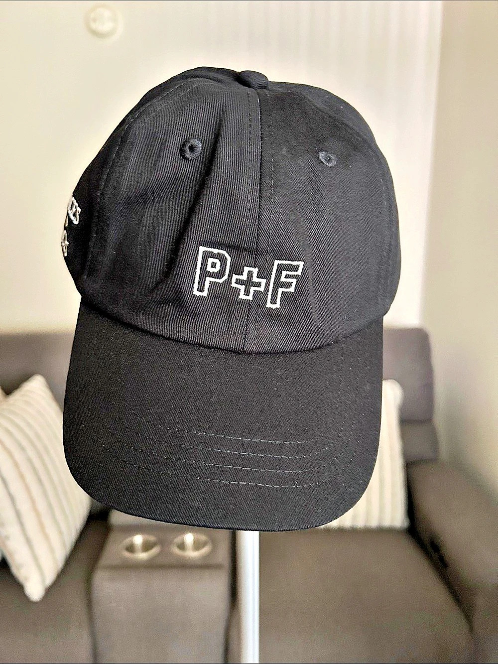P+F Black Baseball Cap NWOT